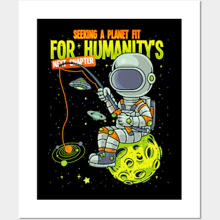 Astronaut - Seeking a planet fit for humanity's next chapter Posters and Art